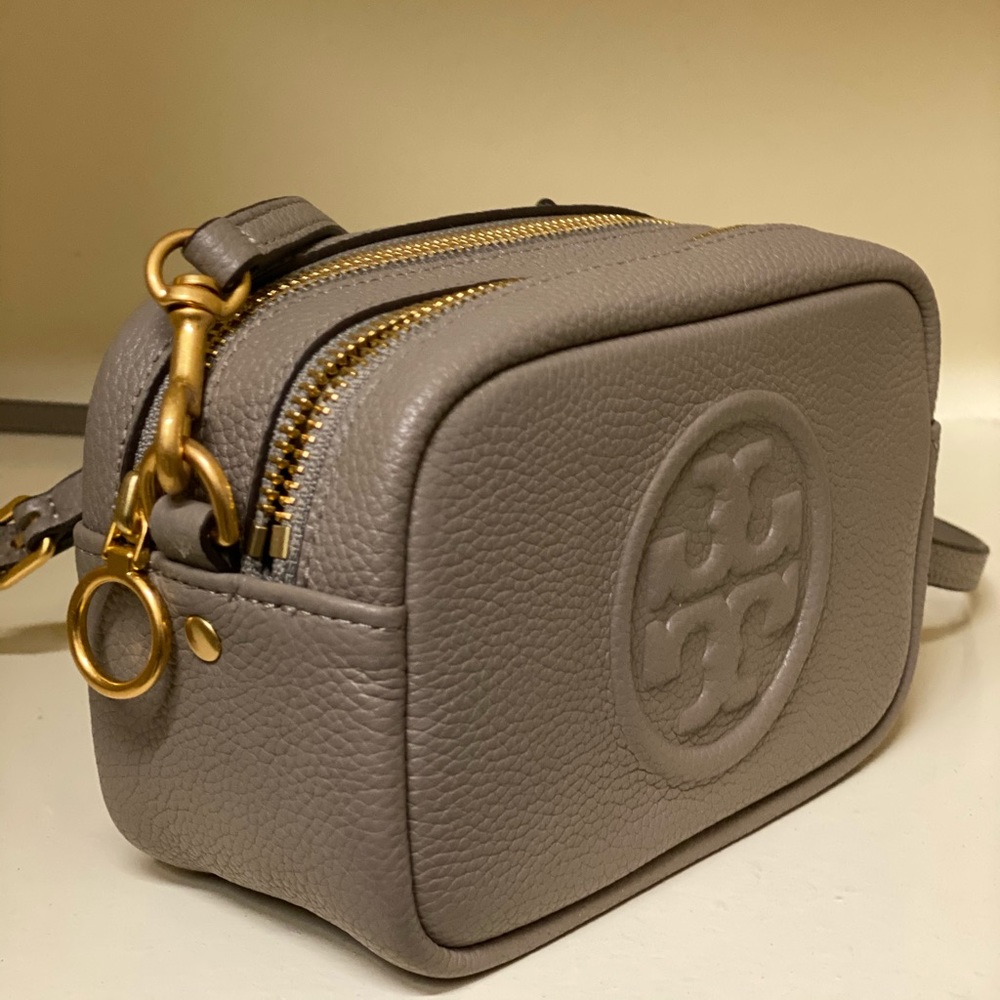 Tory Burch Perry Bombe Mini Leather Crossbody